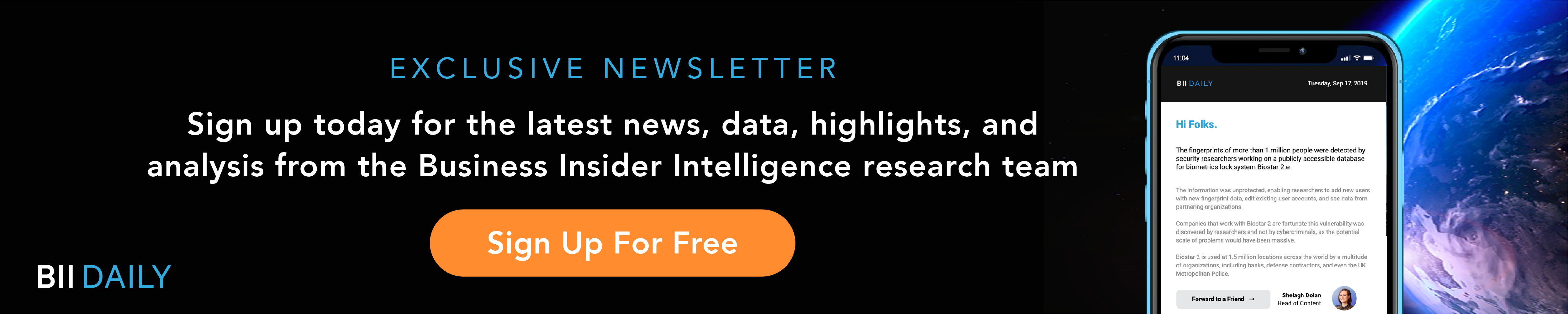 Sign up today: Free Daily Newsletter from Business Insight