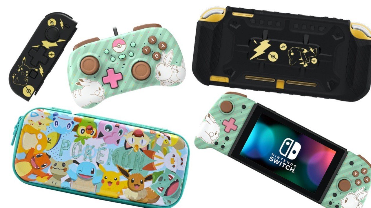 fjerne Hovedkvarter Forord Hori reveals a huge wave of Pokemon controllers and accessories for the Nintendo  Switch