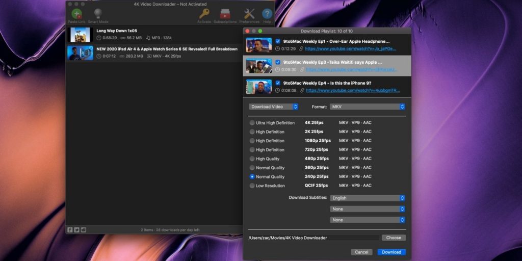 4K Video Downloader is a great way to download YouTube playlists and more
