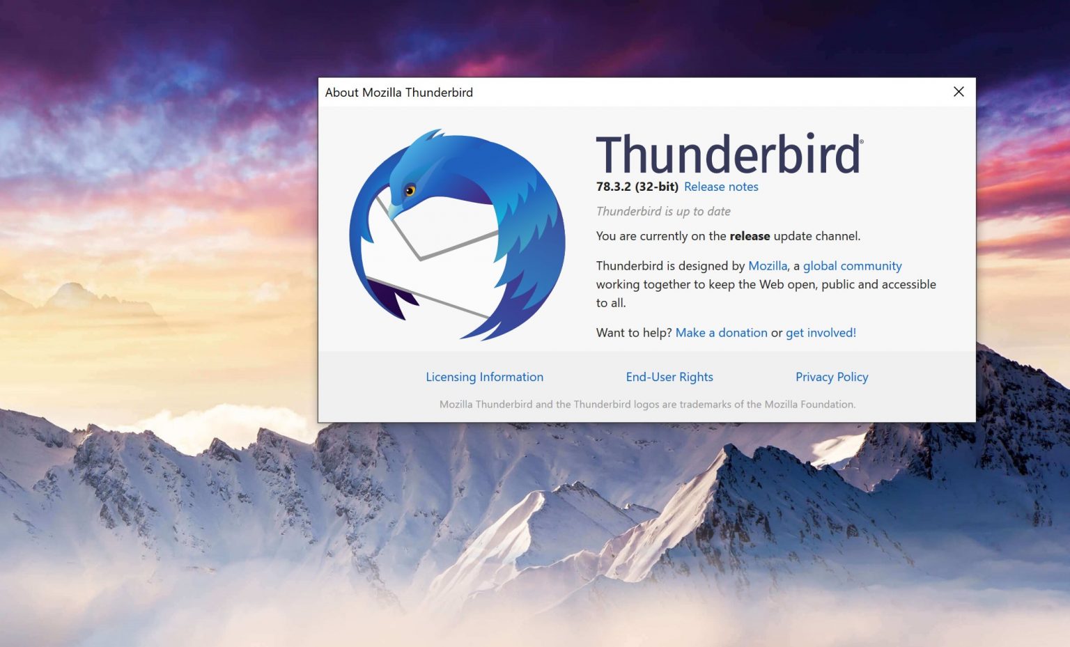 tech services for mozilla thunderbird email