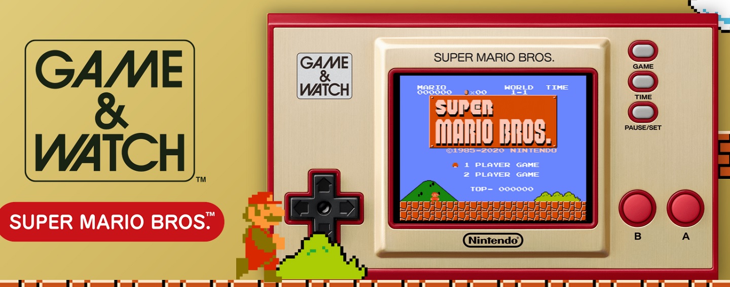 Nintendo Cam & Watch Super Mario Brothers Clock Watch Releases 