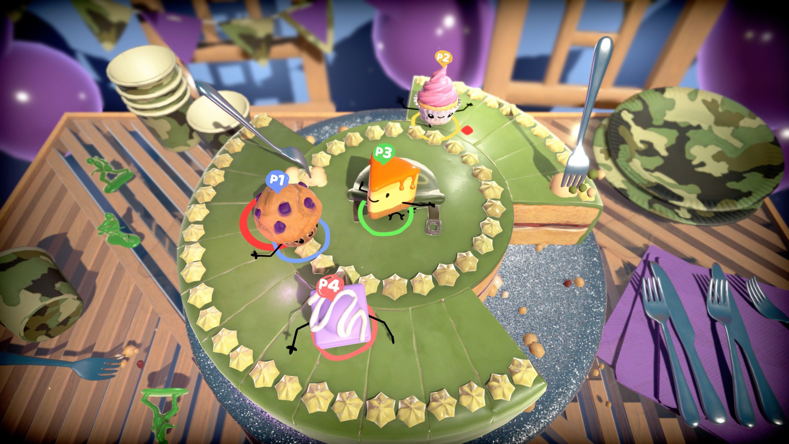 Cake Bash Review Nintendo Switch Coating Software High Tea Frog