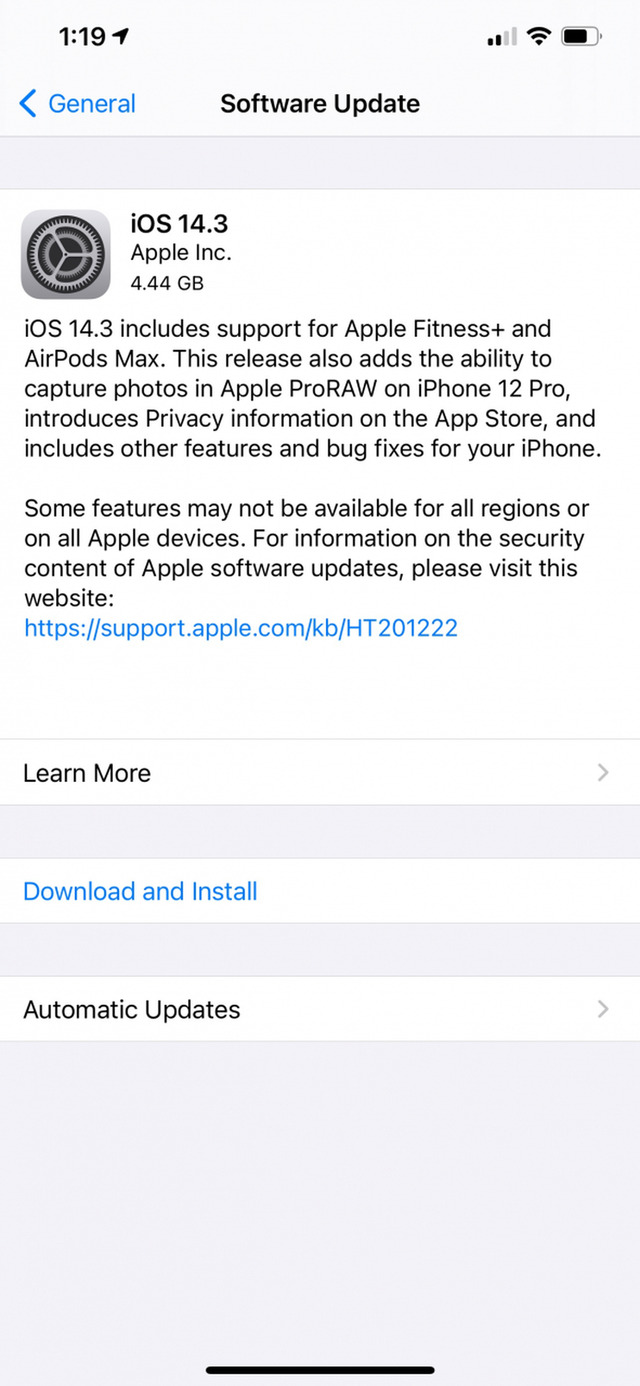 Apple releases iOS 14.3 RC 2 and iPadOS 14.3 RC 2 to developers [Download]