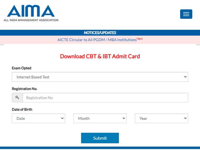 MAT Admit Card 2020 Released for December Session, Download MAT 2020 Admit Card at mat.aima.in
