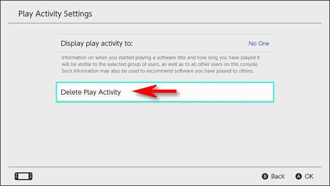Change user settings and select "Delete game function."