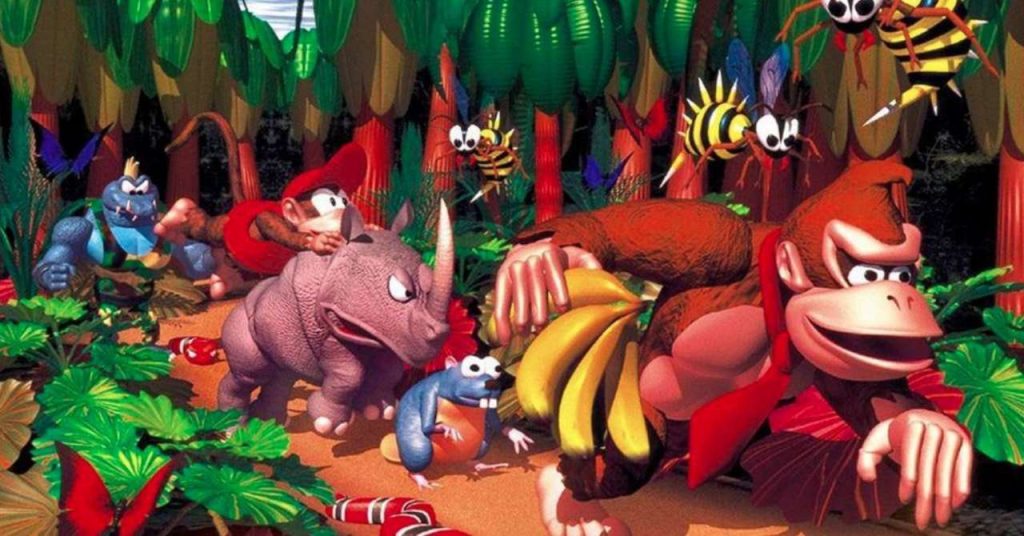 Donkey Kong spreading rumors for the Super Nintendo world