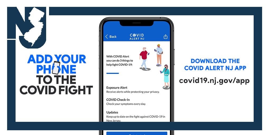 Download the COVID Alert NJ app and help keep all New Jersey residents safe