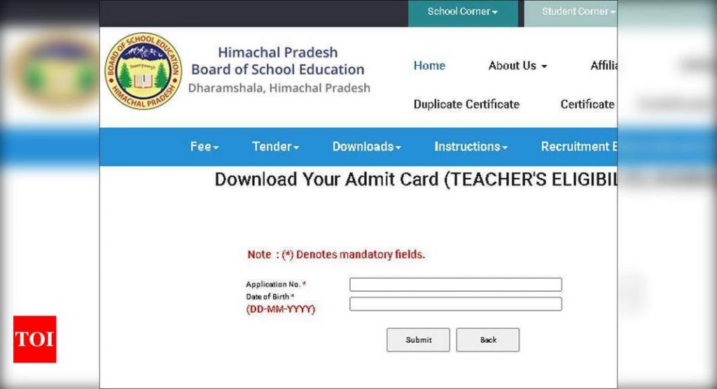 The HPTET 2020 Admit Card for the November Session has been released, download here