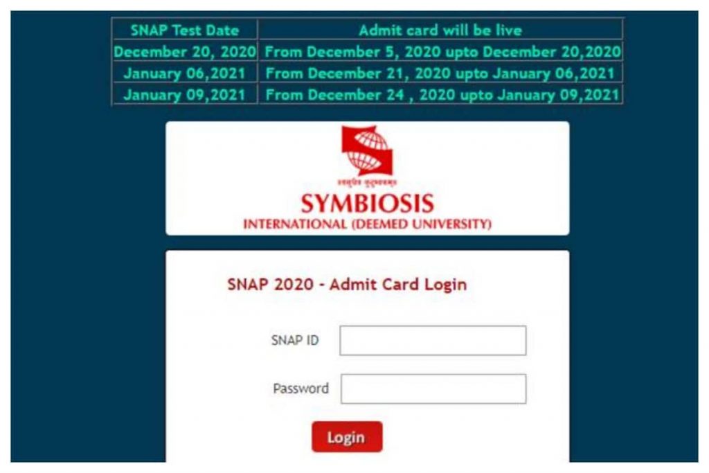 SNAP 2020 Admit Card Released at snaptest.org, Check Steps To Download Here