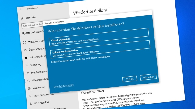 Windows 10: Reinstall with free ISO