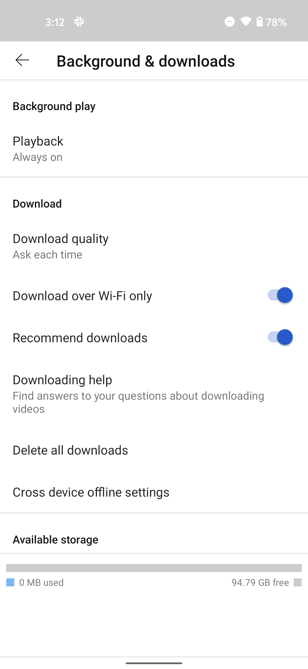 YouTube briefly tested cross-device downloads