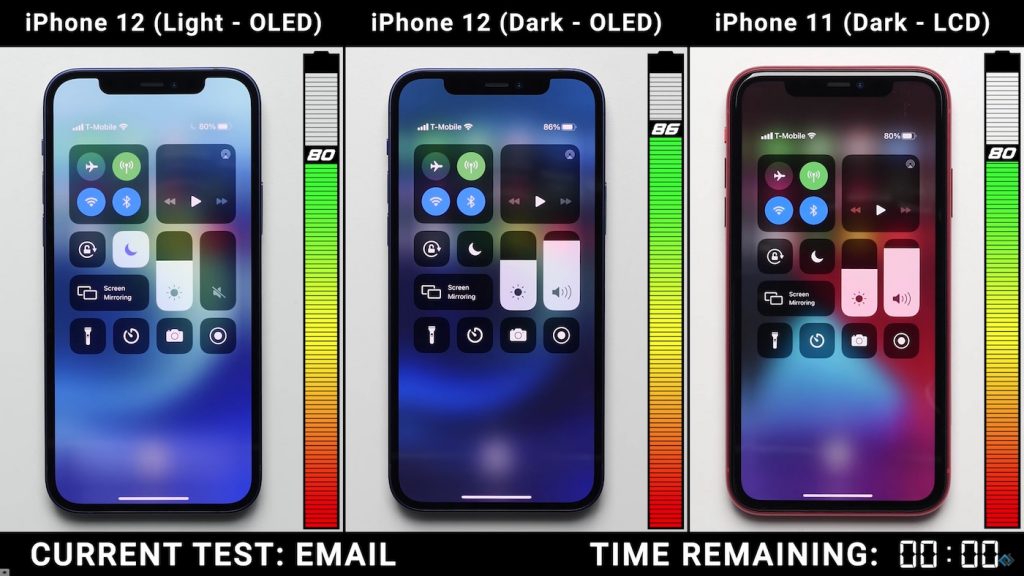 IPhone 11 vs iPhone 12: Comparing battery life with dark mode