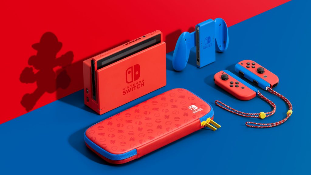 Nintendo Switch Mario Red & Blue Edition Announced, New Color of the Console!