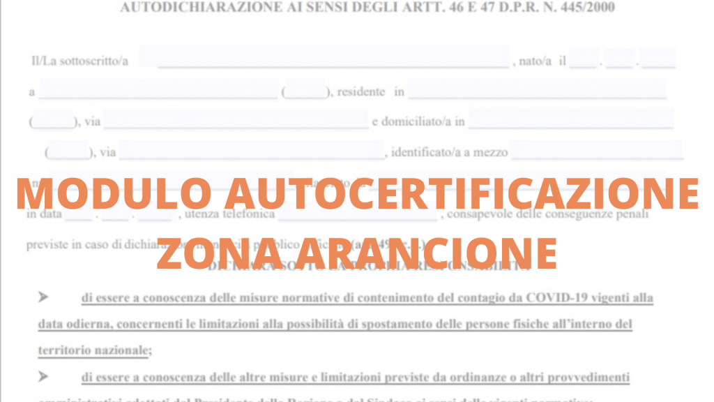 Orange Zone Certification Form.  Download here