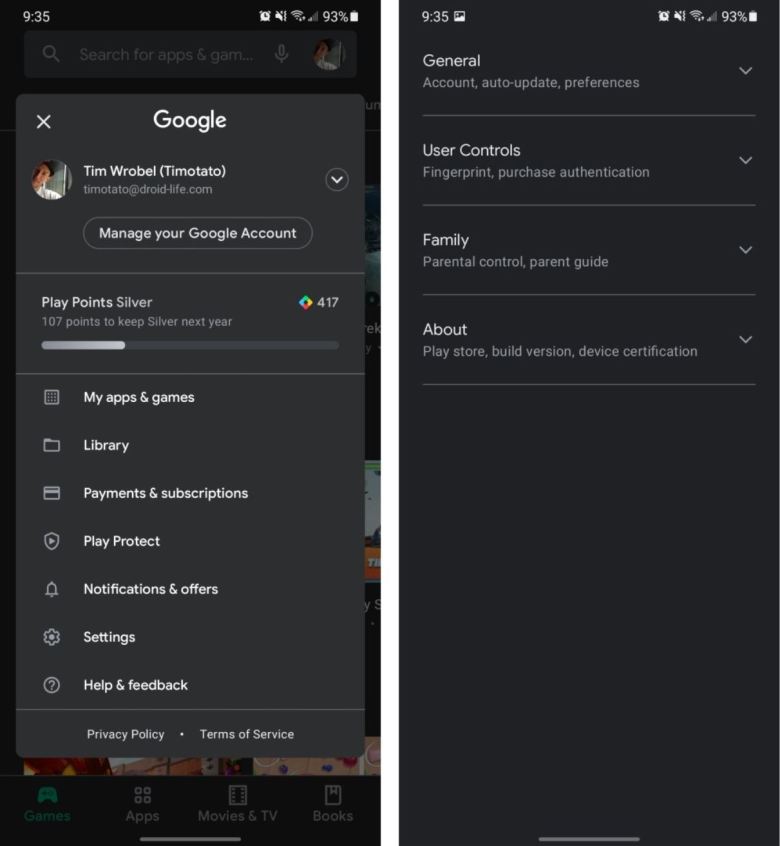 Google Play Store Umbav 2020 February Screen Shots