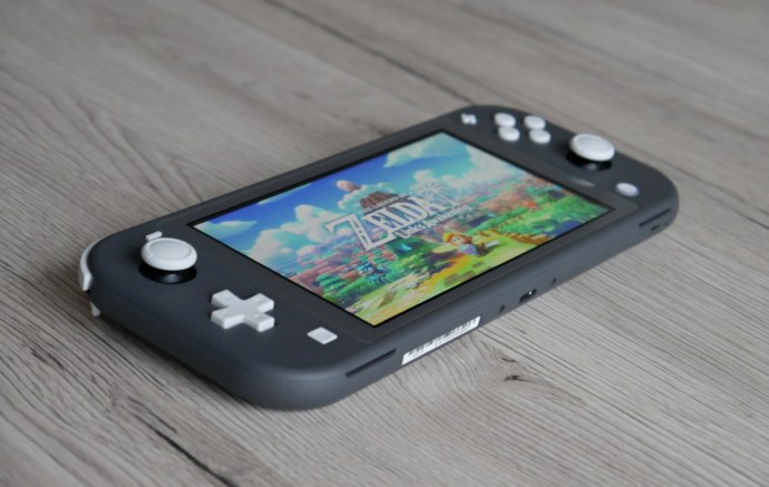 Nintendo Switch Lite Zelda title