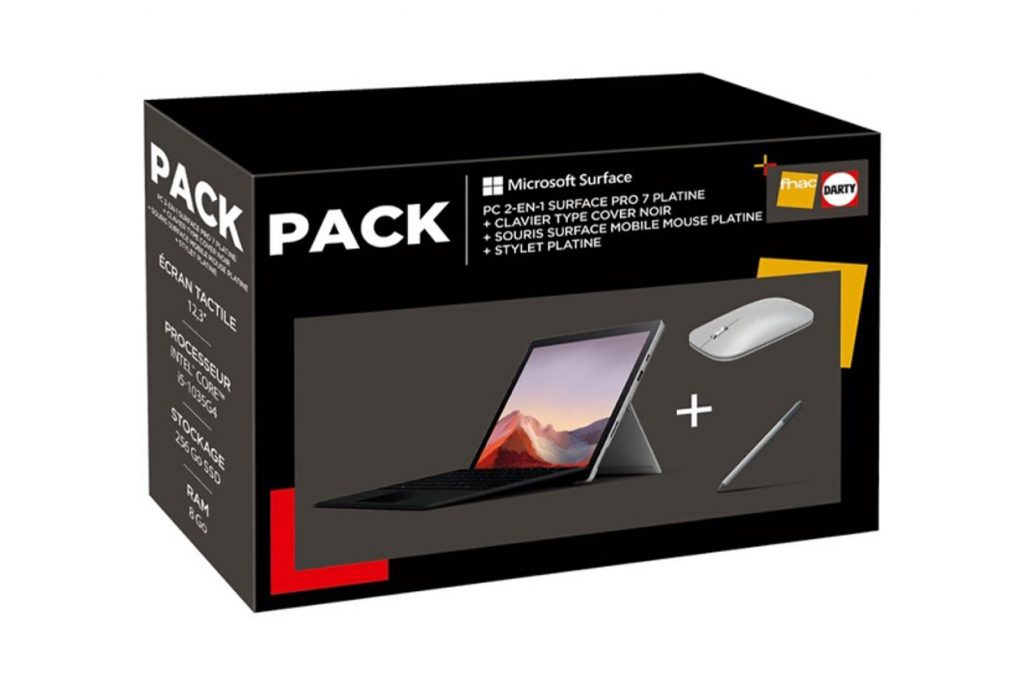 12.3 Inch Microsoft Surface Pro 7 Hybrid PC Pack -24%