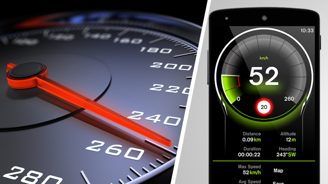 Car speedometer with GPS: Free for a short time