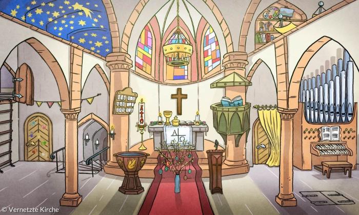 Explore Easter Digitally: Elster Crow Explains "Finding the Church" in the Resurrection Feast Online Game  Sunday paper