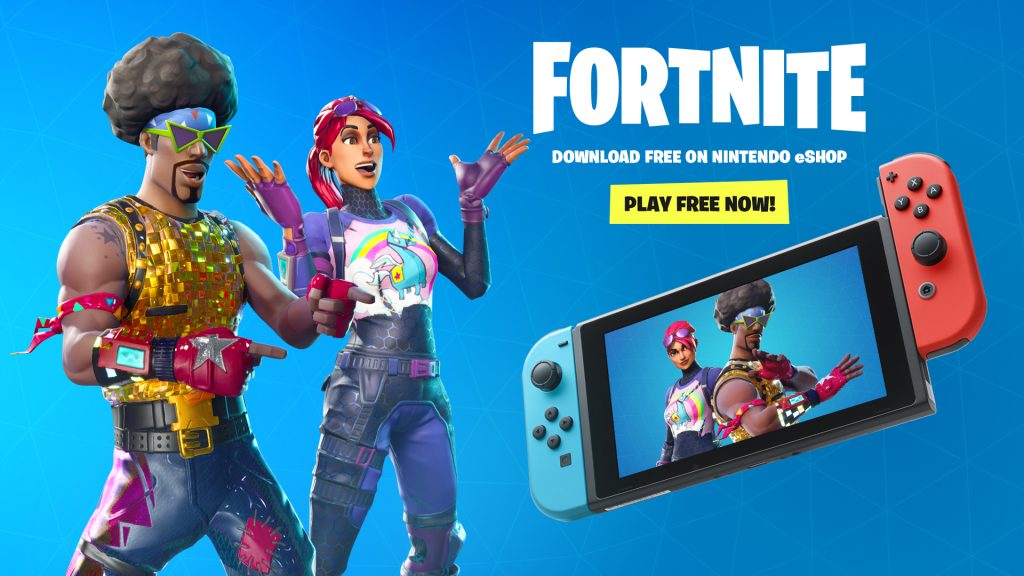 Improved graphics performance and resolution for Fortnight on the Nintendo Switch