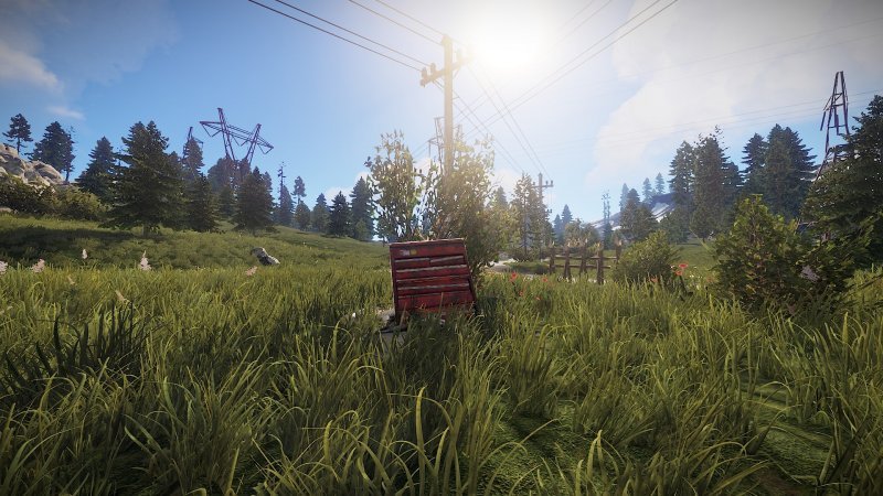 A game scene from Rust.