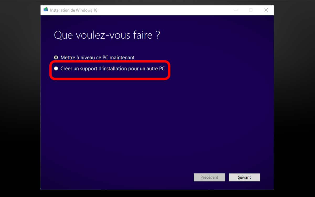Support Installation Windows 10