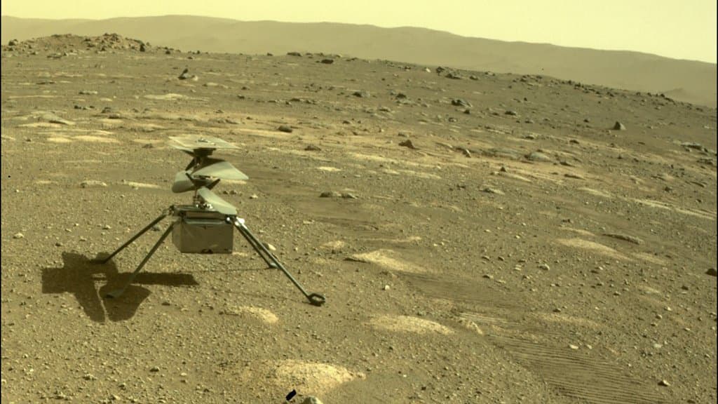 The ingenious mini-helicopter survives its first night alone on Mars
