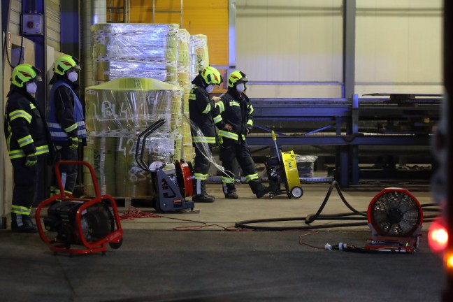 Fire in the extraction system of a steel construction company in Newhofen und der Krems