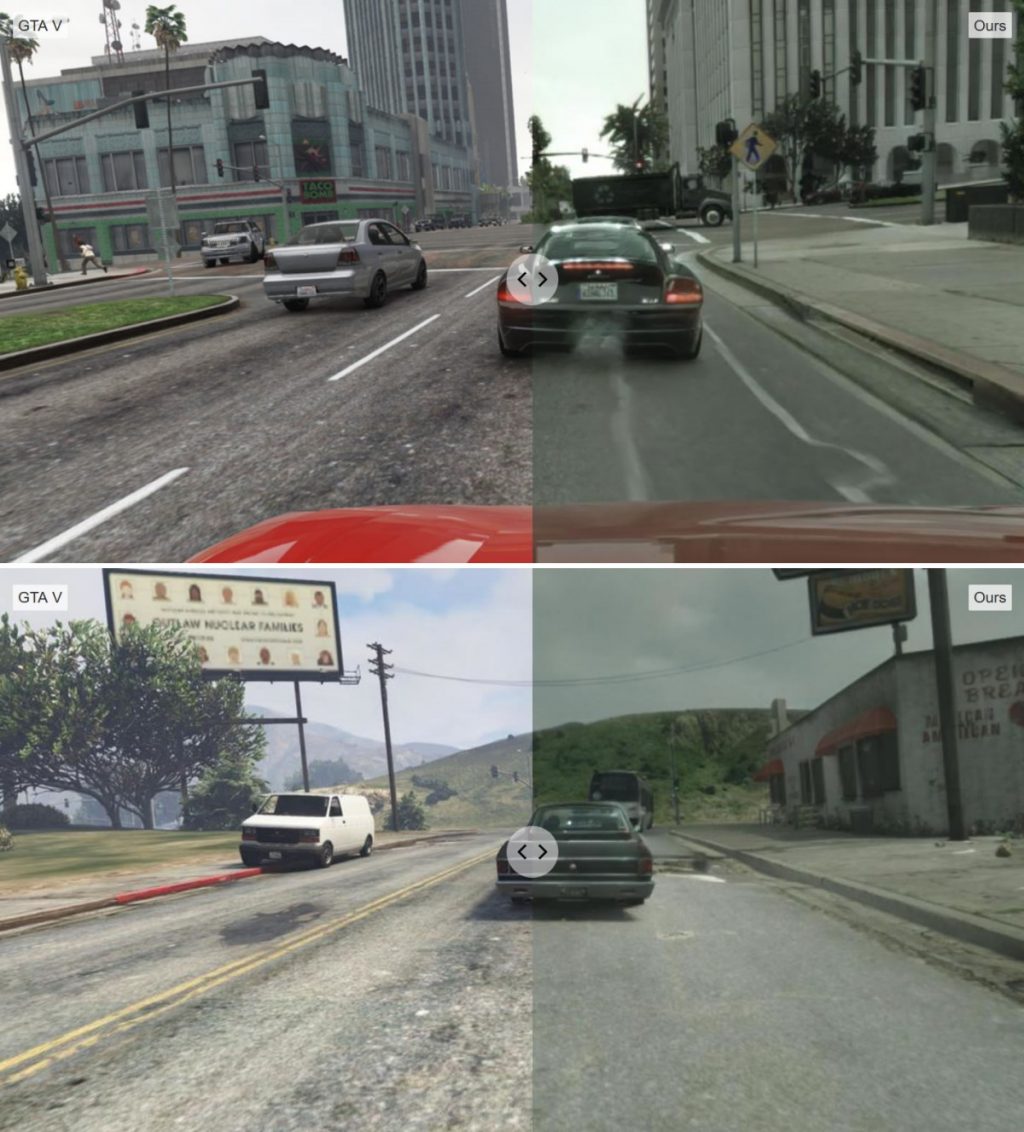 GTAV almost very realistic thanks to the Intel upgrade optical augmentation