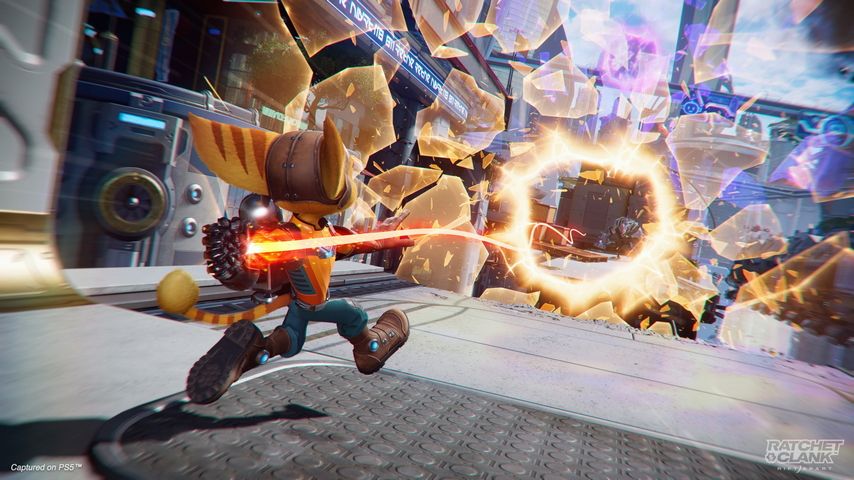 Ratchet & Clank: Its game other than split - will show the narrator report again