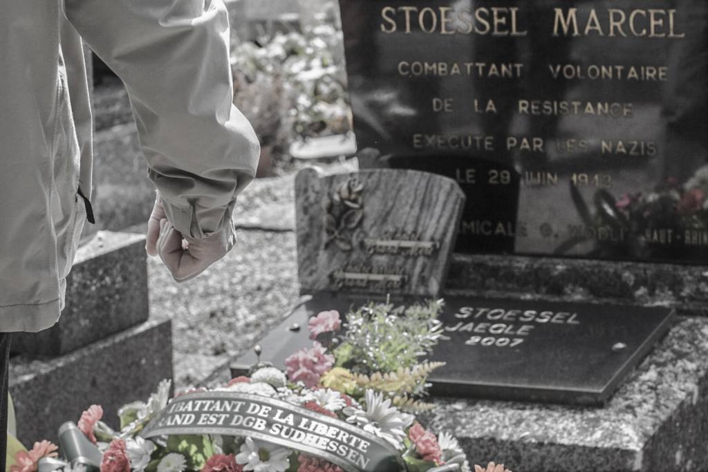 [Vidéos et photos] Franco-German union pays tribute to Marcel Stossel at Tornach Cemetery, May 8 at Mulhouse