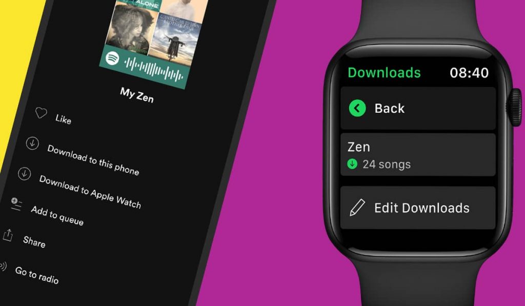 You can now download music on Spotify for the Apple Watch!