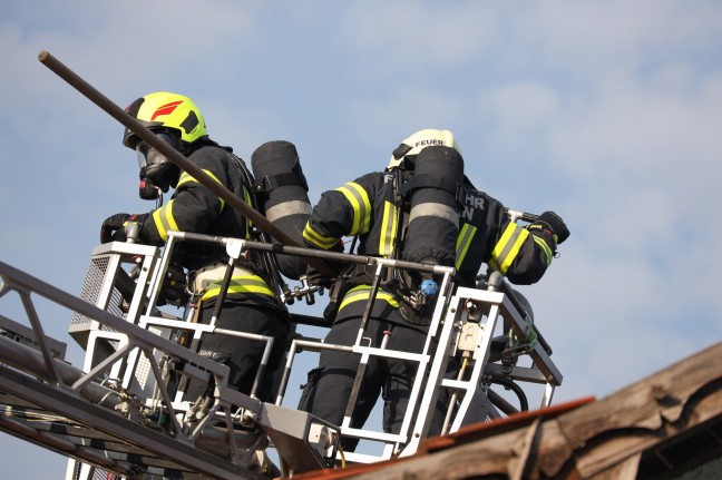 Large-scale action for nine fire departments in the event of a fire in a residential building in Waller an der Tratnach