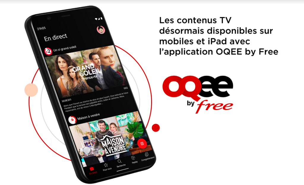 Free officially launches its Oqee app not only on iOS but also on Android