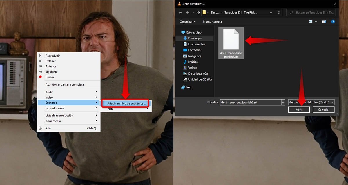 How to manually place subtitles in VLC on PC