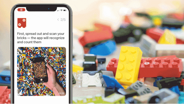 With Brigitte, you can easily scan your LEGO blocks and get relevant construction recommendations.
