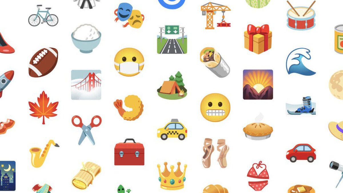Google's new emojis for Android 12
