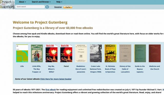 Gutenberg Project