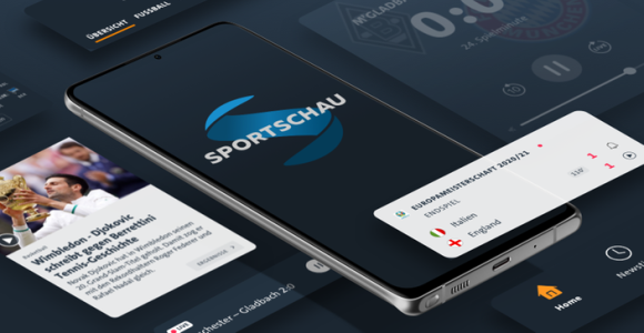 Here is the Sportschau app for iOS and Android version 3.3 ›Now the app can be used in dark mode as well
