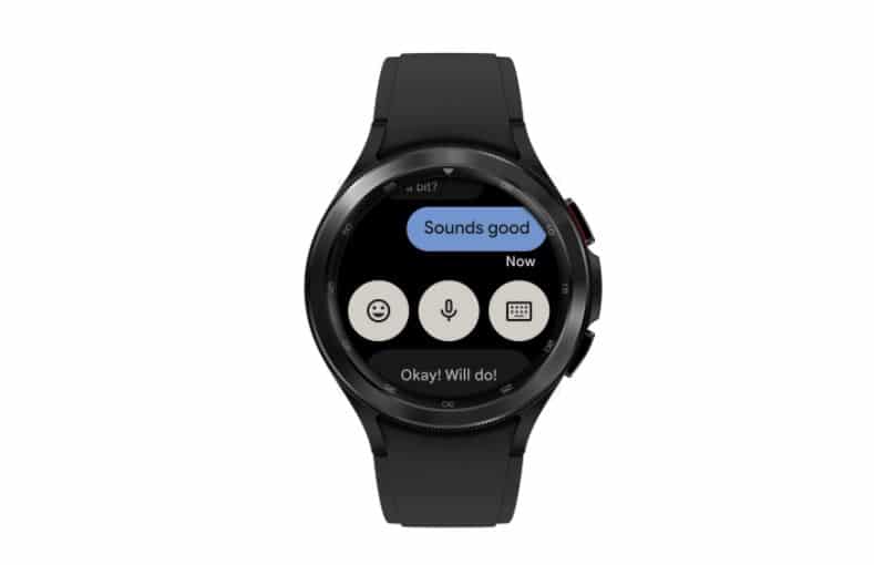 Wear OS messages