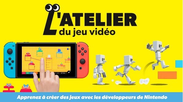 Video Game Workshop, New Programming Game at Nintendo Switch -