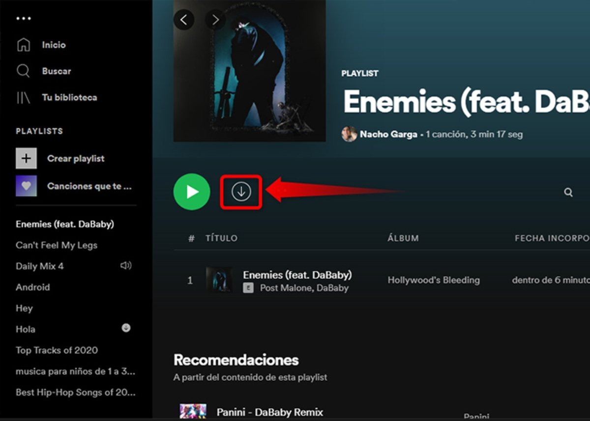 2-Download a song from Spotify