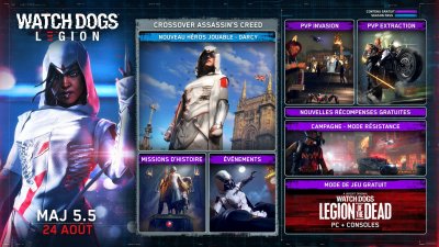 Check out Docs Legion: 5.5 update with Assassin's Creed Crossover, Darcy and many more game modes!