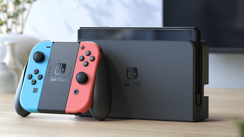 Nintendo Switch - Enhanced gaming facility with the Nintendo Switch console's LED model