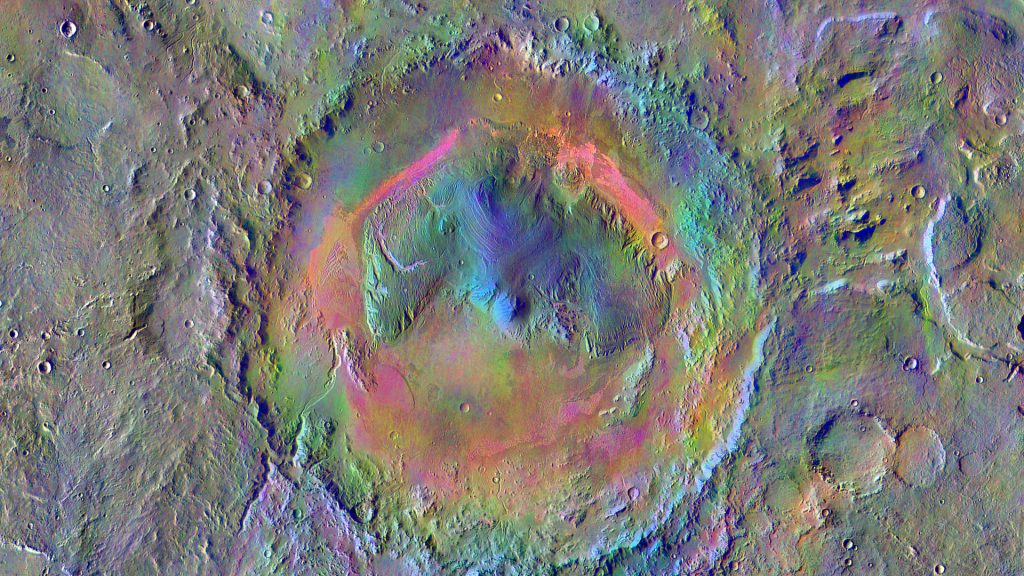 The crater of Mars was more of a pond than a lake