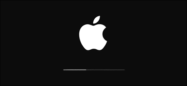 Update progress menu on the Apple logo and iOS.