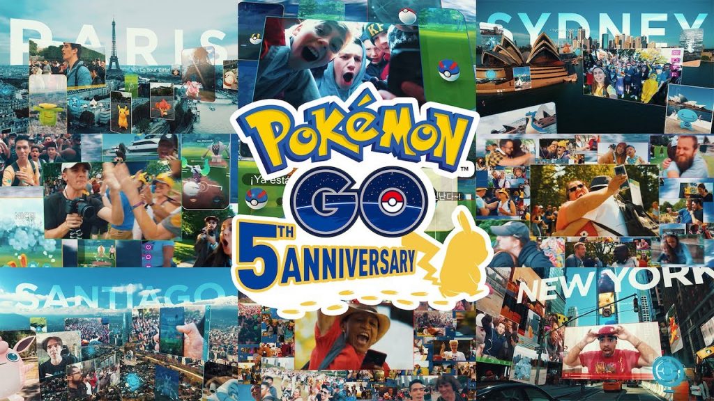 5th Anniversary Pokemon GO Video இணைப்பு Nintendo Link