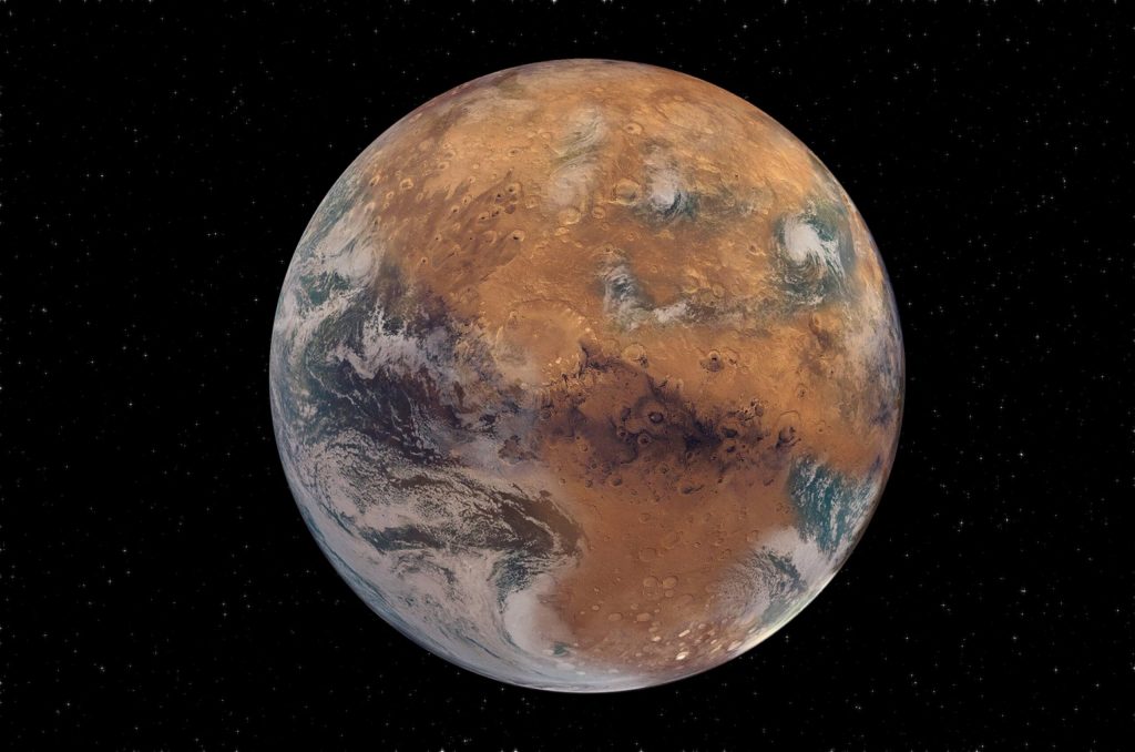 Mars is too small for the oceans
