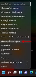 Open Windows 11 + X02 Task Manager