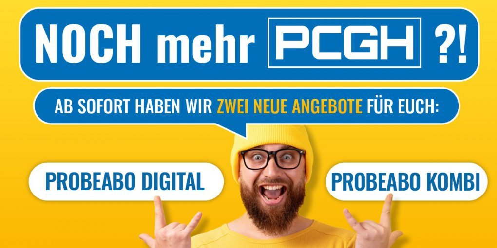 For a short time only: PCGH subscription from 1 Euro (1)
